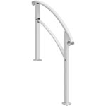 Mophorn - rampes d'escalier pour marches extrieures, rampe d'escalier en fer forg  1  3 marches, ...