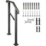 Mophorn - rampes pour marches extrieures, adaptes aux rampes d'escalier extrieures  2 ou 3 marches, ...