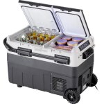 Mophorn - r�frig�rateur de voiture portable, 12 volts, 50 l / 52, 8 qt, cong�lateur � double zone, r�glable ...