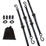 Mophorn sangles d'arrimage  cliquet (4 pk), rsistance  la rupture maximale de 2 200 lb, 1 po x 15 ...