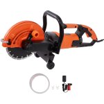 Mophorn scie � b�ton �lectrique, 9 po, moteur 1800 w 15 a, profondeur de coupe 3, 5 po, humide / sec, ...