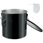 Mophorn - seau  graisse pour friteuse de 8 gallons, panier d'limination d'huile en acier inoxydable, ...