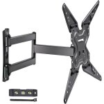 Mophorn support tv  mouvement complet pour tlviseurs de 26  55 pouces, support mural  bras articul, ...