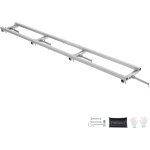 Mophorn - systme de guidage de fraiseuse sur rail de 9 pieds, guide de fraisage rglable en aluminium ...