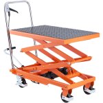 Mophorn table �l�vatrice hydraulique, capacit� de 500 lb, hauteur de levage de 47, 2 po, chariot �l�vateur ...