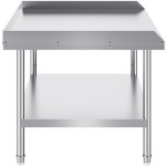 Mophorn table de travail en acier inoxydable 30 x 36 x 26 po, table de pr�paration des aliments commerciale ...