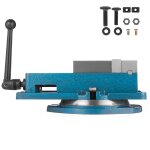 Mophorn - tau de fraiseuse de prcision de 4 pouces, base pivotante  360 , pince d'tau d'tabli accu ...
