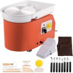 Mophorn - tour de potier 11 pouces 0 - 300 tr / min roue en cramique 350 w vitesse rglable avec outils ...