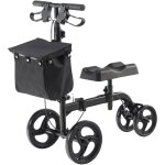 Mophorn - trottinette pliable pour genoux , dambulateur orientable en acier au carbone, guidon et genouillre ...