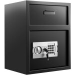 Mophorn - vevor coffre - fort avec fente de depot antivol, coffre - fort de securite electronique en ...