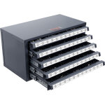 Mophorn - vevor distributeur de forets 60 compartiments etiquetes 33 / 64 a 63 / 64 po boite de rangement ...