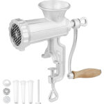 Mophorn - vevor hachoir a viande manuel en fonte hachoir manuel a manivelle 2 plaques de broyage 5 / ...