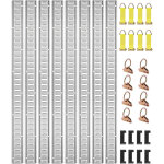 Mophorn - vevor kit de rails dearrimage e - track, 24pcs 1524 mm, 8 rails acier, 8 joints toriques, 8 ...