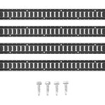 Mophorn - vevor kit de rails dearrimage e track, 4pcs rails e en acier 1524 mm, charge de 907 kg, avec ...