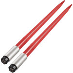 Mophorn - vevor lance a foin, 99 cm, 2pcs lances a balles de foin carree, pointe a balle fixation rapide, ...