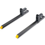 Mophorn - vevor pinces sur fourches a palettes 1090x70x230 mm fourches de tracteur de charge 907 kg longueur ...