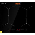 Mophorn - vevor plaque a induction 4 feux 6800 w table de cuisson encastrable 61 cm plaque de cuisson ...