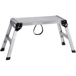 Mophorn - vevor plateforme de travail 150 kg etabli pliant 76x30x50, 8 cm marchepied en aluminium pieds ...