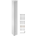 Mophorn - vevor poteau de boite aux lettres, 110 cm, support de boite aux lettres, avec revetement en ...