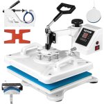 Mophorn - vevor presse a chaud 5 en 1 presse de la chaleur 30x38 cm transfert blanche machine de sublimation ...