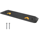 Mophorn - vevor rampe de seuil hauteur 2, 5 cm rampe trottoir caoutchouc avec 1 canal capacite charge ...