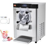 Mophorn - vevor sorbetiere commerciale rendement 12 l / h, turbine a glace 1295w saveur unique, machine ...