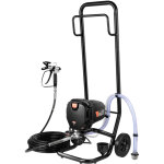 Mophorn - vevor systeme de peinture par pulverisation 750 w 3000 psi pulverisateur sans air avec chariot ...