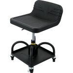 Mophorn - vevor tabouret deatelier mobile charge 135kg, tabouret de mecanicien a roulettes lisses, siege ...
