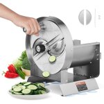 Vevor trancheuse manuelle pour legumes et fruits, coupe - legumes epaisseur reglable 0 - 12 mm, machine ...