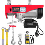 Mophorn - vevor treuil a cable electrique 400 kg palan electrique avec telecommande sans fil 850 w treuil ...