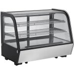 Vitrine rfrigre de 5 pi / 146 l, rfrigrateur commercial  2 niveaux, vitrine de comptoir pour ptisserie ...
