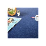 Moquette paillet�e - flash - bleu marine - rouleau de 4m x 14m