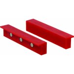 Mors magnetique pour etau dim 125 / 150mm - lot de 2pc drakkar equipement 05837 Mors magnetique pour etau dim 125 / 150mm - lot de 2pc drakkar equipement 05837