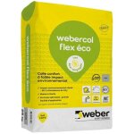 Weber saint gobain - mortier - colle dformable pour carrelage (c2 et s1) webercol flex eco - sac de ...