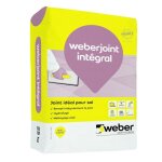 Mortier pour joints de carrelage weber joint integral - sac de 5 kg - gris acier e09