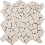 Mosaique palladien creme 1 plaque 30 x 30 cm casa linea