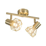 Mosh - spot plafond, plafonnier - 2 lumi�re - l 34 mm - laiton - moderne - �clairage int�rieur - salon ...