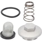 Moto scooter bouchon vidange d'huile moteur complet joint torique + filtre + ressort pour 50 - 150cc ...