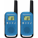 Talkie - walkie t42 bleu 4km 16 canaux �cran lcd - motorola