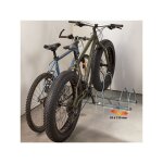 R�telier 3 v�los sur 2 niveaux 'fat bike'