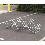 Mottez ? r�telier � v�los 5 v�los b132v ? rangement sur 2 niveaux ? structure en acier pour ext�rieur ...