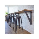Support mural pour table snack, plan de travail, tabli?