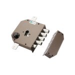 Mottura - serrure en applique 3 points 630 marron droite 38630vd00x