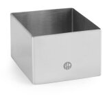 Moule � confiserie carr� pour g�teaux et plats 65x65x(h)45mm hendi 512166