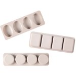Moules en silicone 3 pices moule savon silicone moulle  savon fait maison moules de savon de silicone ...