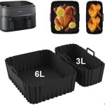 Moule silicone air fryer pour philips dual basket airfryer 9 litres accessoires air fryer pour philips ...