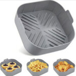 [jamais utilis�]moule silicone air fryer set, 5 pack accessoires pour friteuses - panier friteuse silicone ...