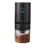 Zvd - moulin  caf lectrique portable - meule conique en cramique rglable, broyage fin, rechargeable ...