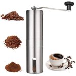 Moulin � caf� manuel moulin � caf� en acier inoxydable avec broyeur conique en c�ramique moulin � expresso ...