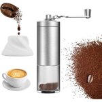 Moulin � caf� manuel, moulin � caf� manuel, mouture r�glable (aciers inoxydables)